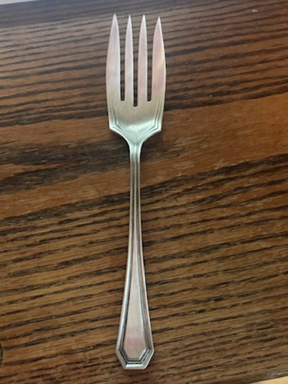Vintage Silverplated Serving Fork